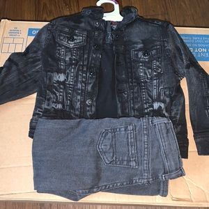 Boys Jean jacket outfit